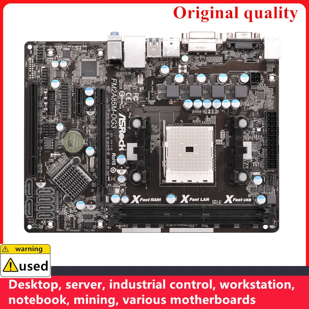 

Используется для планшетов ASROCK FM2A85M-DG3, материнские платы FM2 DDR3 32 ГБ для AMD A85X A85, десктопная материнская плата SATA III USB3.0