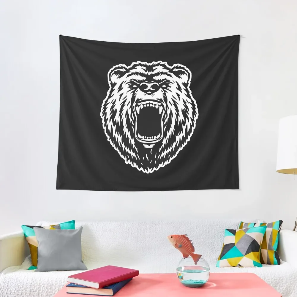 

Angry Bear Tapestry House Decorations Home And Comfort Decor Room Decor For Girls Japanese Room Decor Tapestry