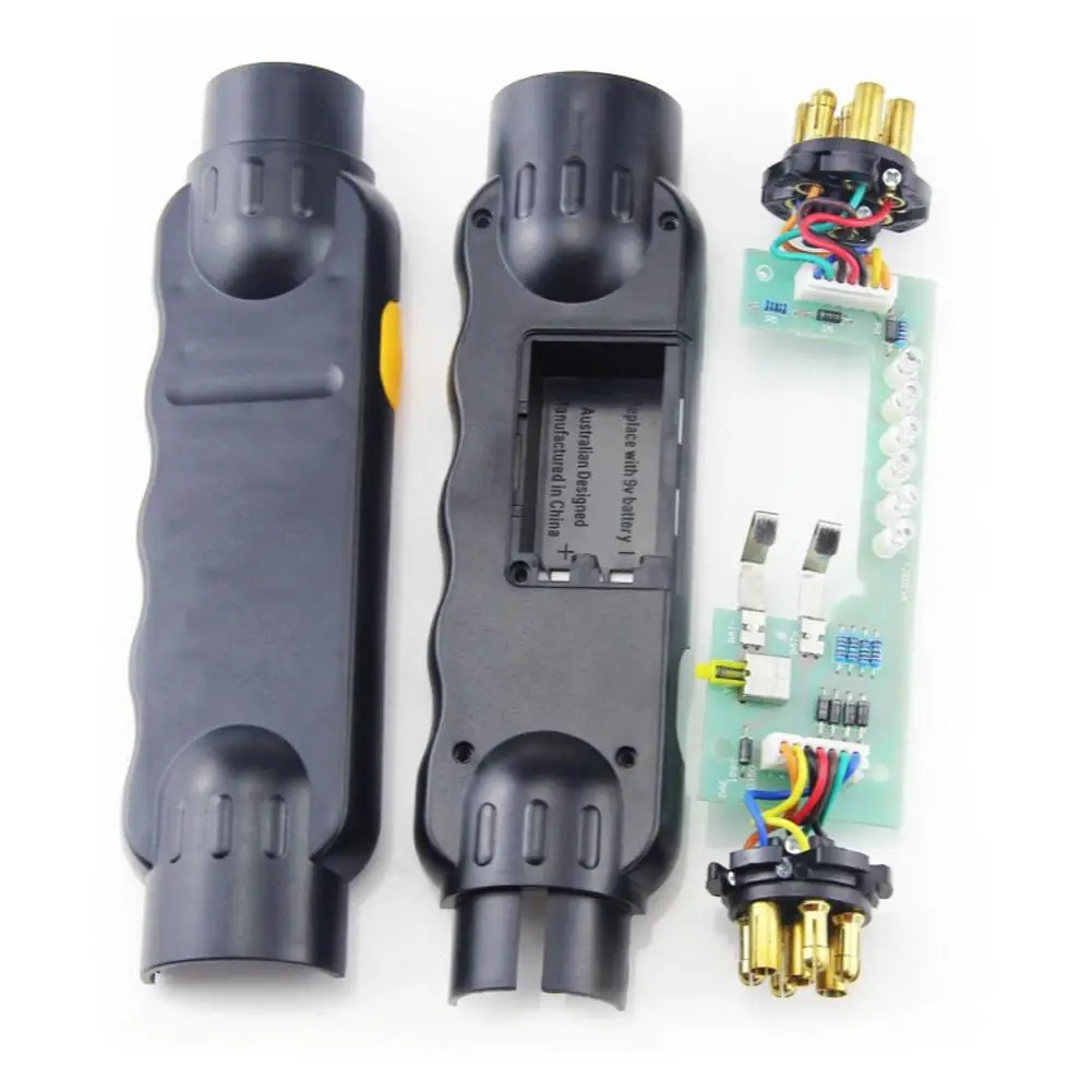 트레일러 테스터 자동차 견인 조명 테스트 캐러밴 견인 바 라이트 와이어링 모니터 플러그 소켓 진단 도구 액세서리, 7 핀 12V