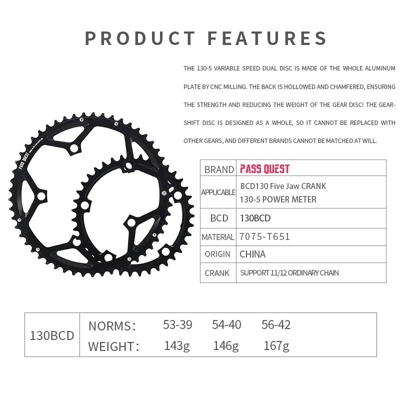 Corona Bici 32 Denti 32T 1x10. BCD 104mm Per Conversione 2x10 e 3x10 a