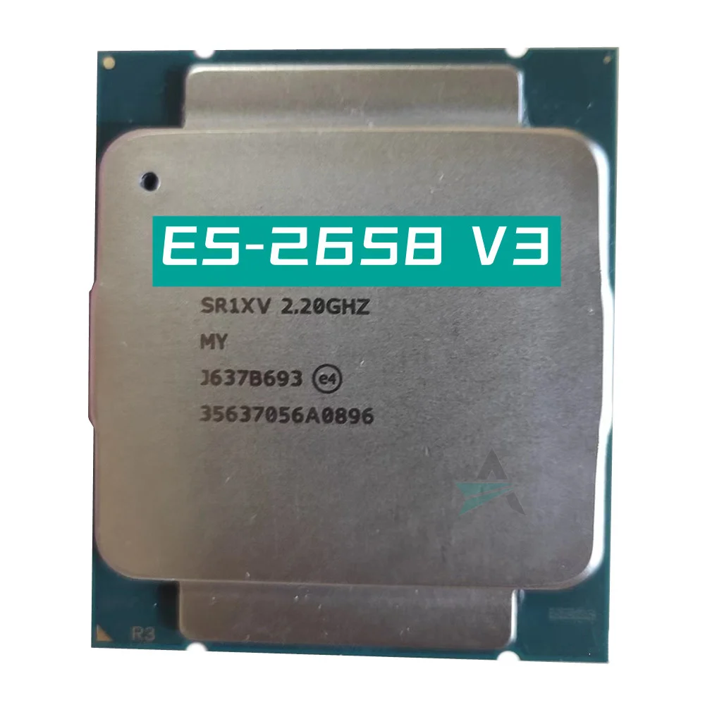 Xeon E5-2658 V3 Cpu E5 2658 V3 2.20Ghz 30M 12 Core 22Nm 105W 9.6Gt/S Lga2011-3 E5-2658 V3 Processore Spedizione Gratuita