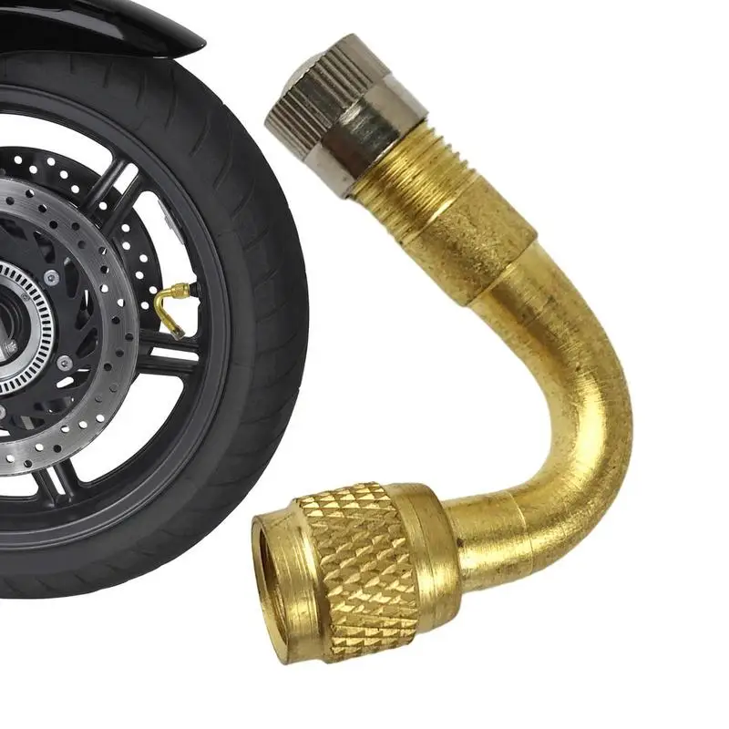 4 Pcs Motorcycle Adapter Adattatore Per Prolunga Valvola - Foto 8