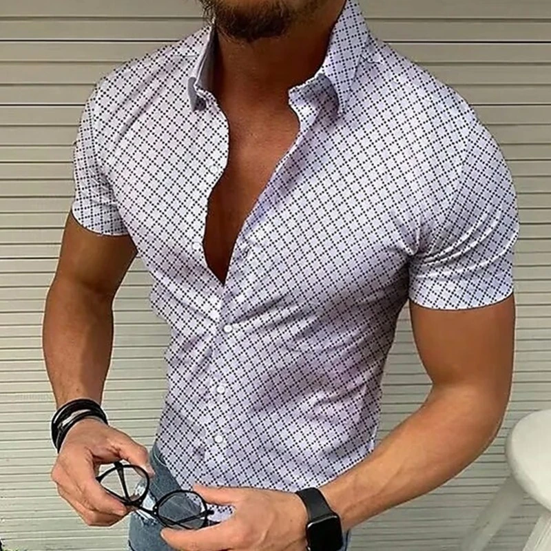 mens smart patterned shirts