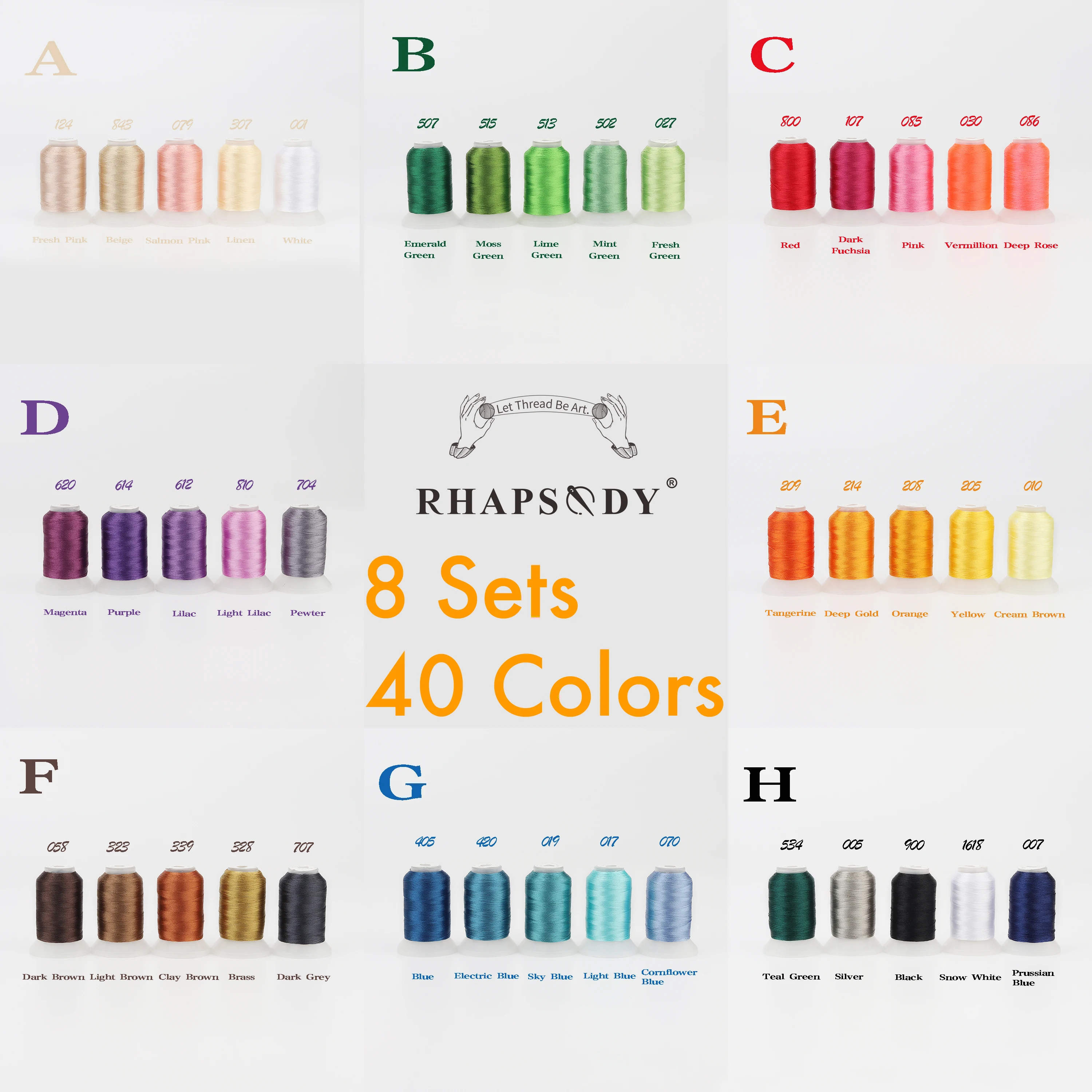 40 colors