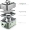 G553 5-Quart Electric Food Steamer for Cooking, One Touch Vegetable Steamer, Digital Multifunctional Steamer, Quick Steam in 60s 6