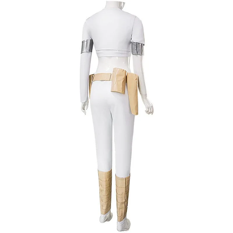 Star Wars Padmé Amidala Geonosis Battle Dress Cosplay Costume