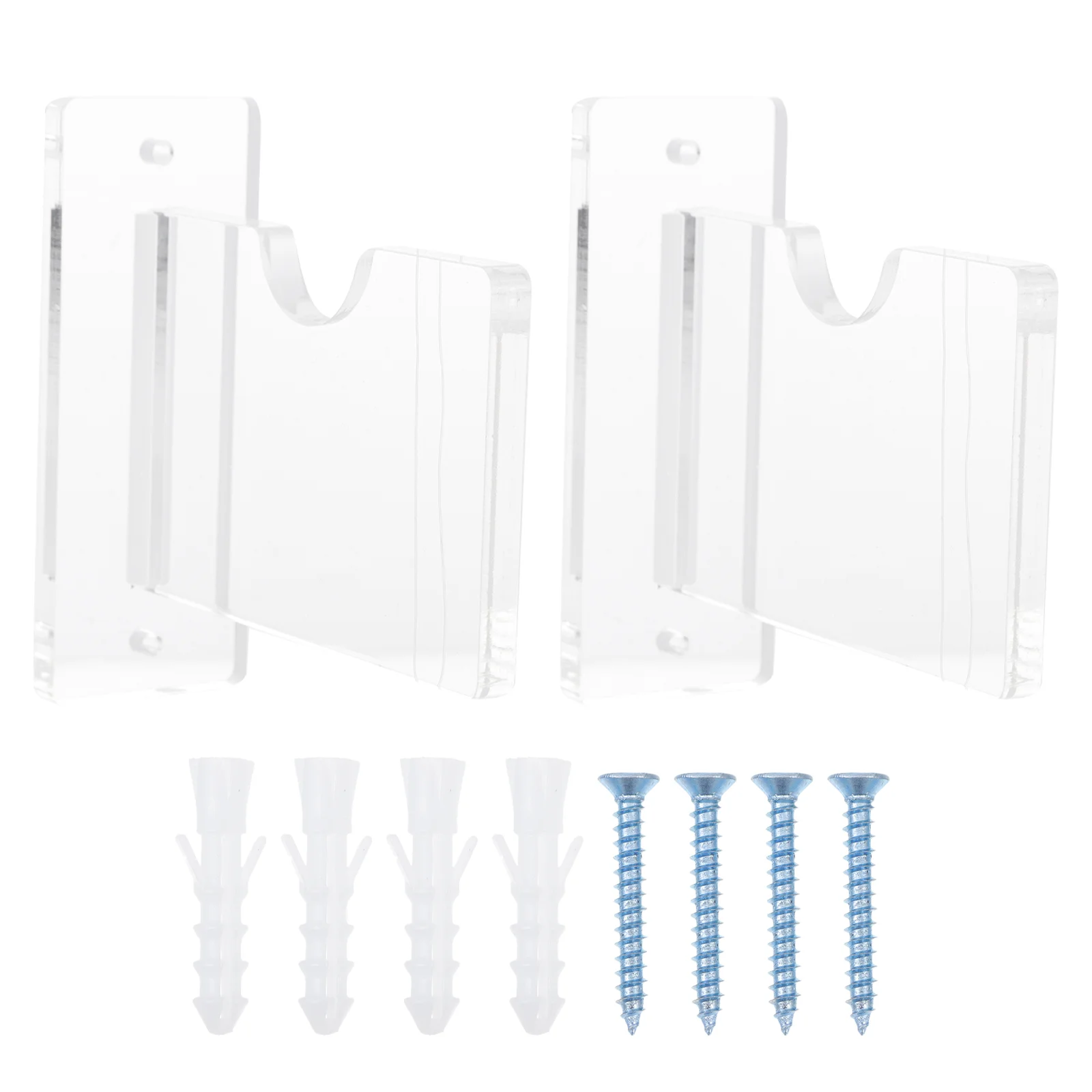 

Hockey Stick Shelf Wall Mount Bat Storage Rack Transparent Bracket Wall-Mounted Acrylic Display Hanger
