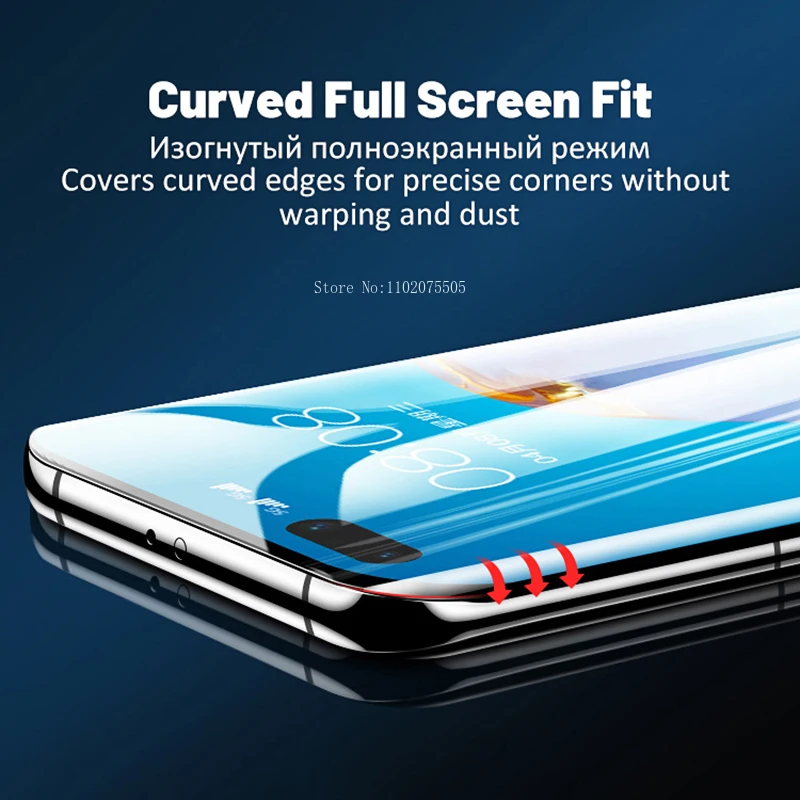 Premium Hydrogel Screen Protector Set - Full Coverage, Soft, Durable Film (3-Pack)