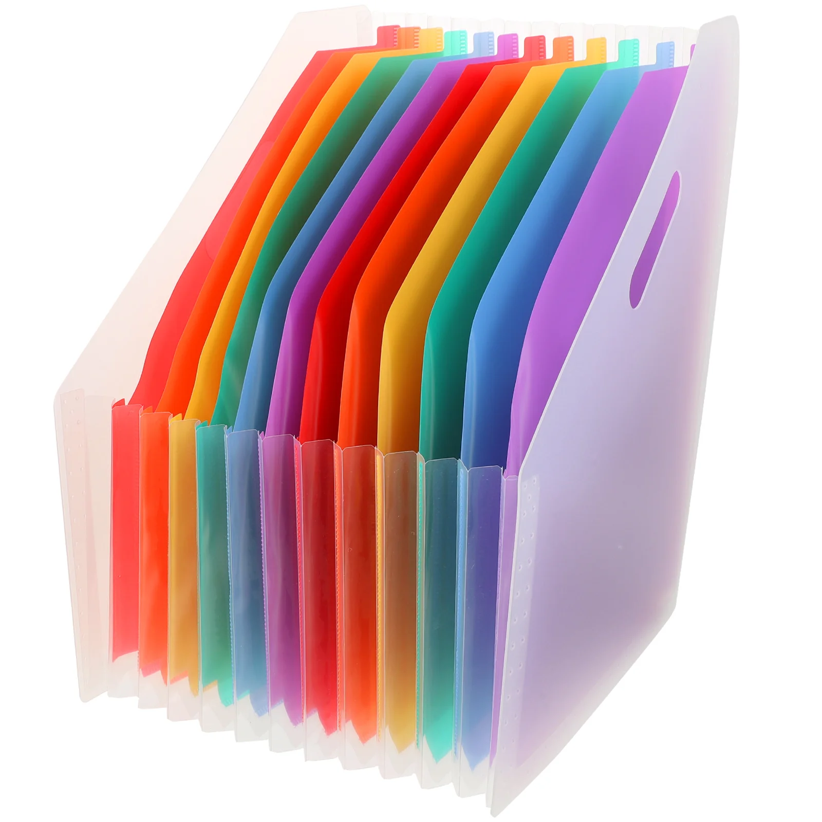 

A4 Accordian File Organizer Rainbow Organ Storage Expander File Folder Storage For Office Expanding School Clip