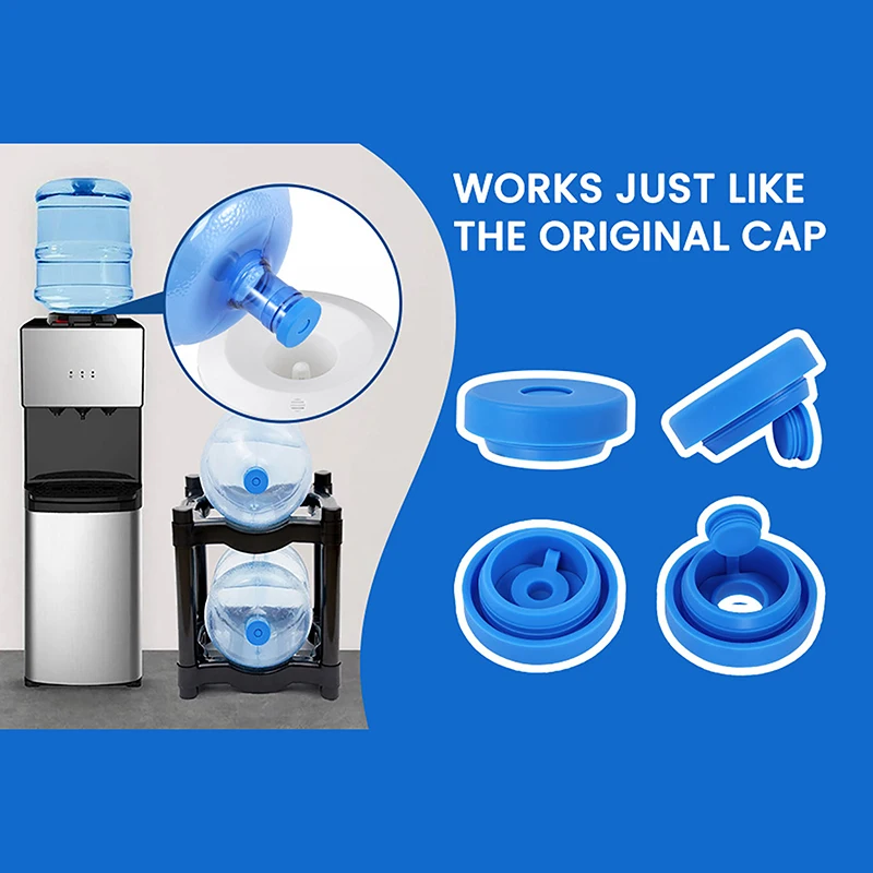 Replacement Water Bottle Lid New Drinking Bucket Silicone Water Jugs Lid Stopper 3 And 5 Gallon Anti Splash Top Cover