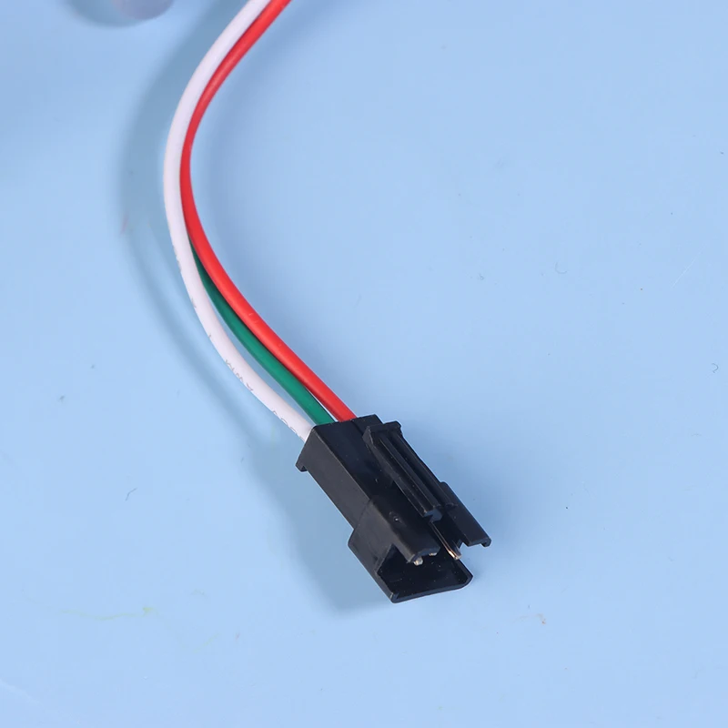 50Pcs DC5V WS2811 Full Color LED Pixel Light Module 12MM 14CM Wires IP68 Waterproof RGB Digital Led Strings For Festival Decor