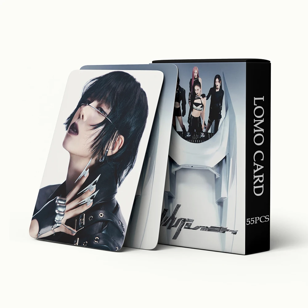 Kpop Lomo Cards 55pcs/set New Album SAVAGE WINTER NINGNING Photocard Korean Fashion Cute Fans Gift