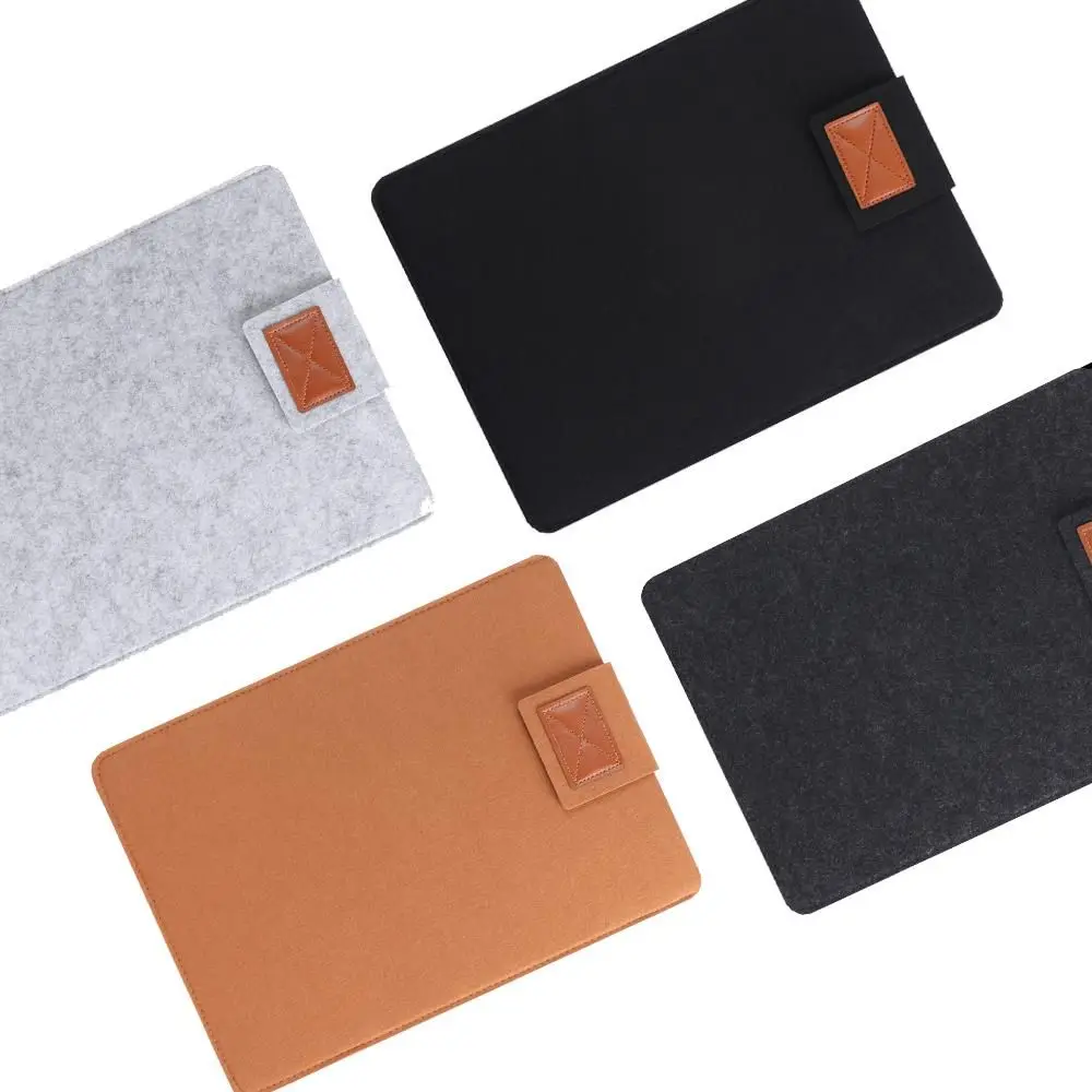 11/13/15 Inch Fashion Wool Felt Portable Cover Sleeve Ultrabook Laptop Case For Xiaomi Hp Dell Lenovo