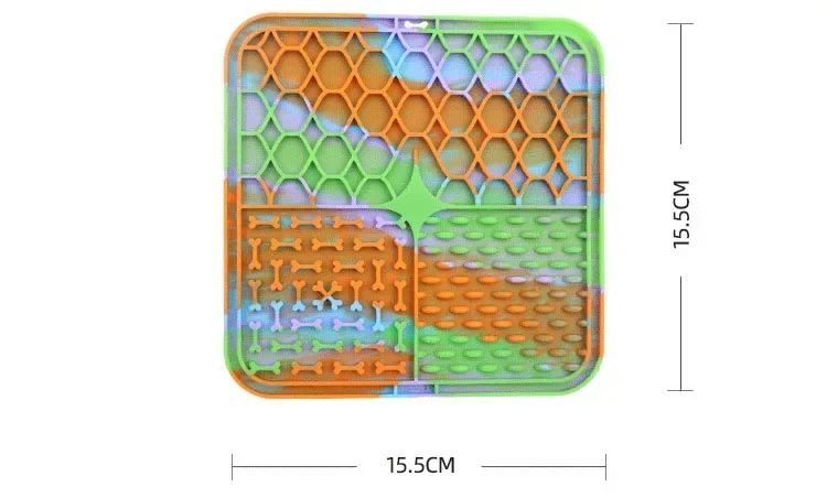 Title 1, Pet Lick Silicone Mat for Dogs Pet Slow Food Pl...