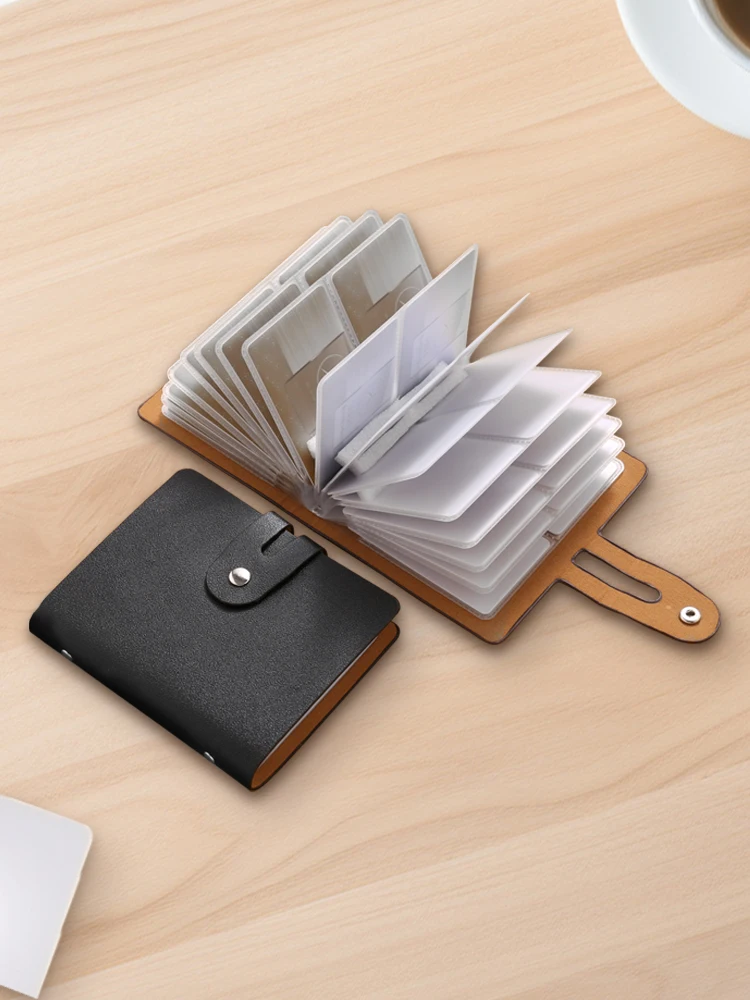 1PC 64 card slot Anti-demagnetization Anti-theft Bank Card Bag Zero Wallet