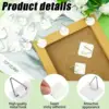 10-20pcs White Self Adhesive Hooks Door Wall Mounted Picture Hanger Hook Suction Heavy Load Rack Kitchen Organizer Holder 2