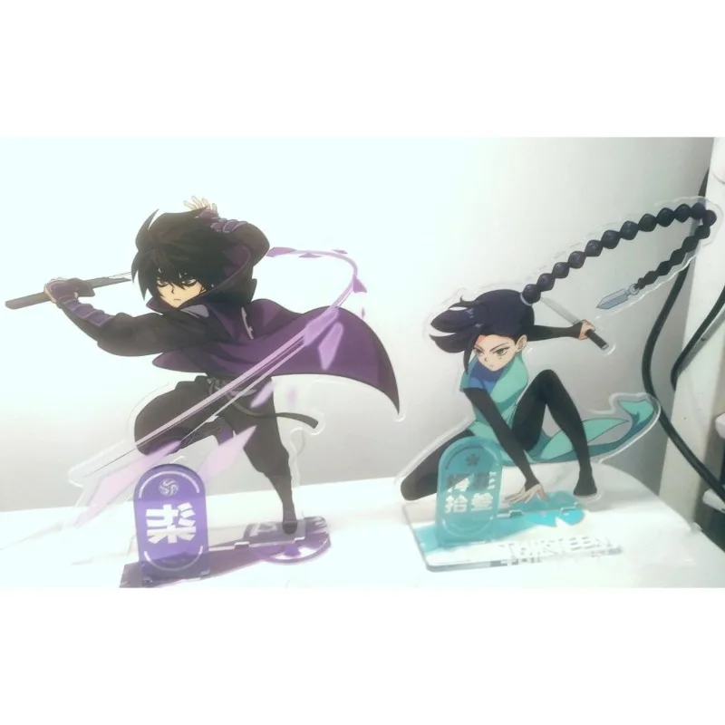 Anime Killer Seven Scissor Seven Acryl Ständer Mädchen Junge Cartoon Nette Coole Desktop Dekoration Fan Sammlung Geschenk Cosplay Requisiten
