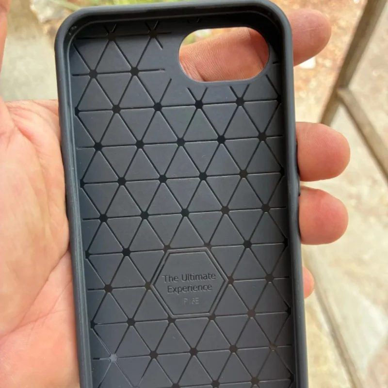 TPU Soft Black Slim Matte Silicone Case - Sleek Protective Back Cover