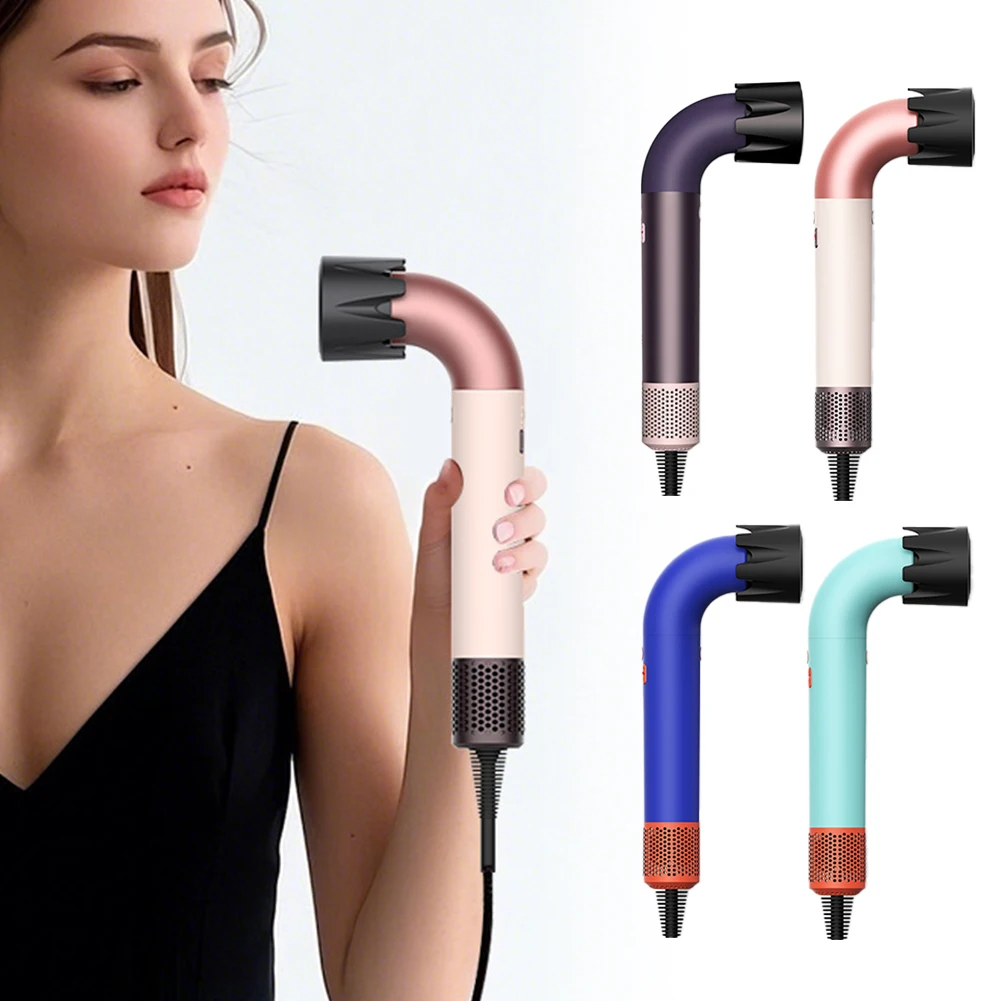 1/4 Nozzles Hair Dryer High Speed Hair Blower Quick Drying Negative Ion Electric Leafless Dryers Personal Care Styling