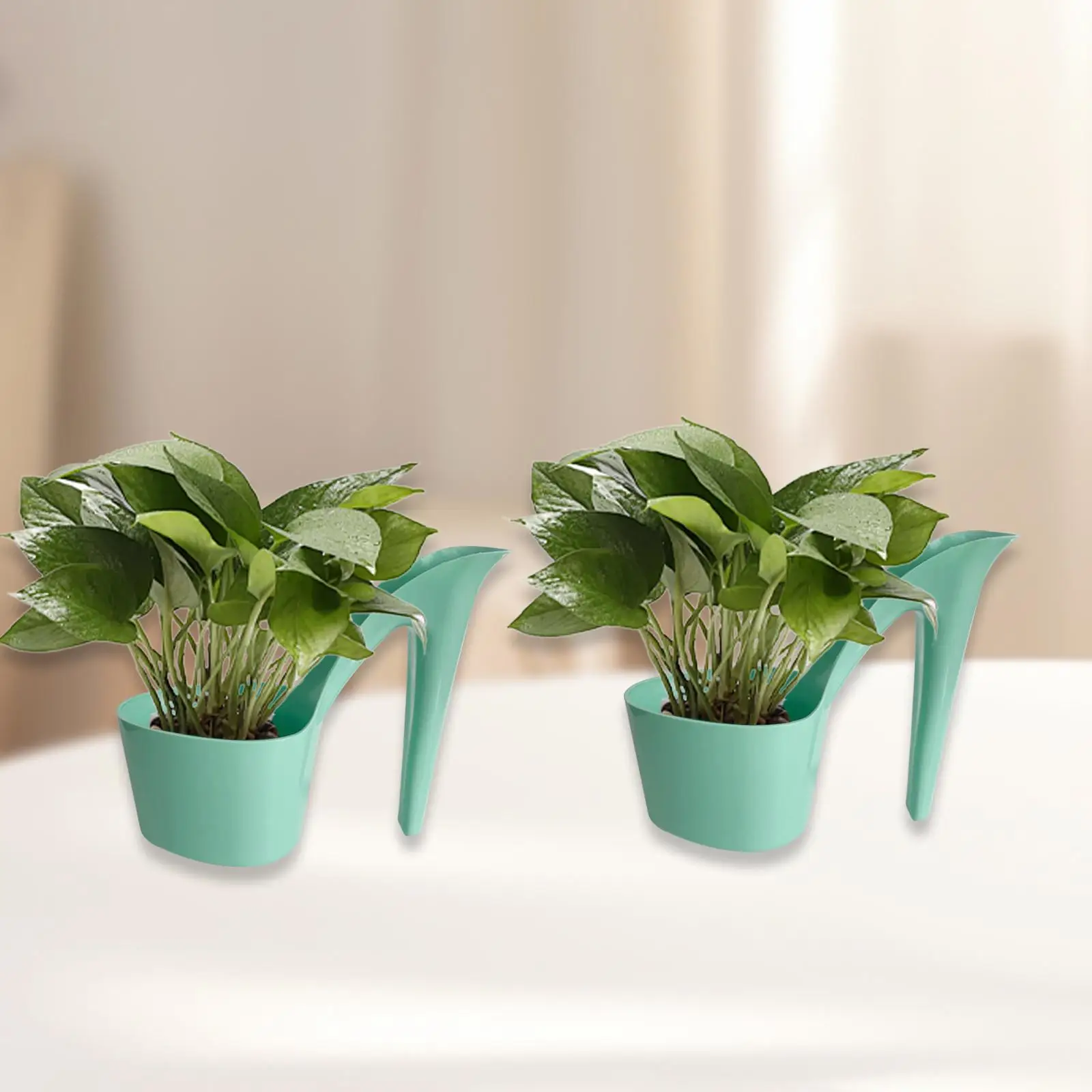 2 Pieces Flowerpots Bookshelf Decor Garden Tabletop Ornament Lady Shoe Shape Craft Making Tool Indoor Outdoor Succulent Planter