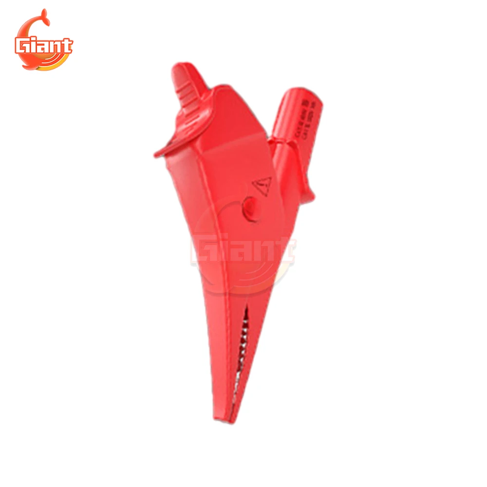 Opening 36mm Crocodile Clip 32A Power Wire Test Clips Fully Enclosed Crocodile Clip Tail 4mm Banana Plug Socket P60073 alligator clips