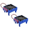 2Pc VXL-3S Velineon ESC VXL-3 VXL 3S Heat Sink Cooling Fan For Traxxas Bandit Rustler Stampede Slash 2WD / 4X4 VXL Parts 1