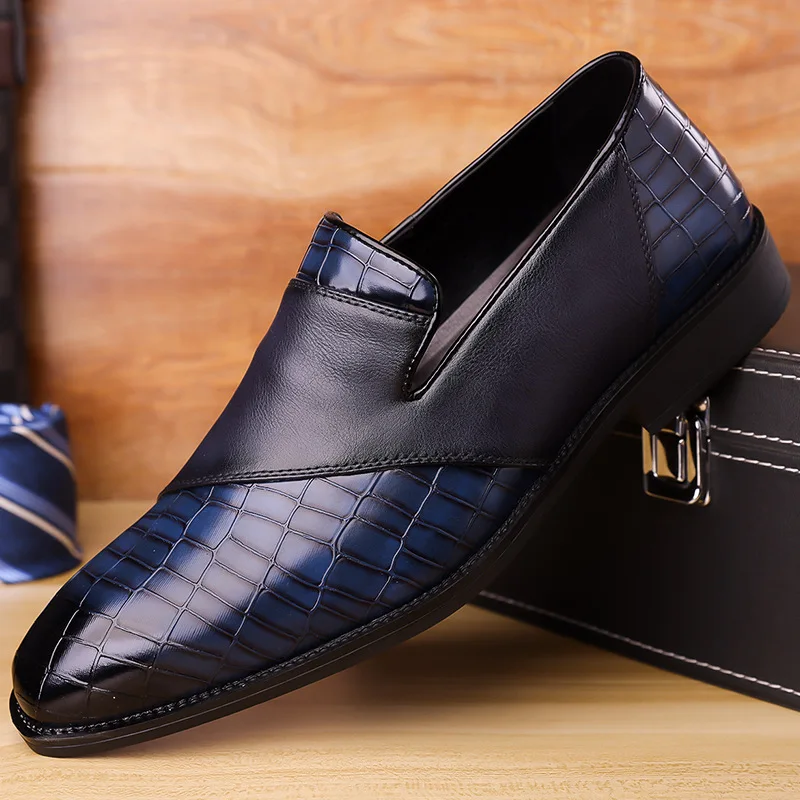 Men's Business Fashion Soft-soled shoes 46 Rubber Comfortable Formal Casual foot cover Breathable oversized party wedding shoes