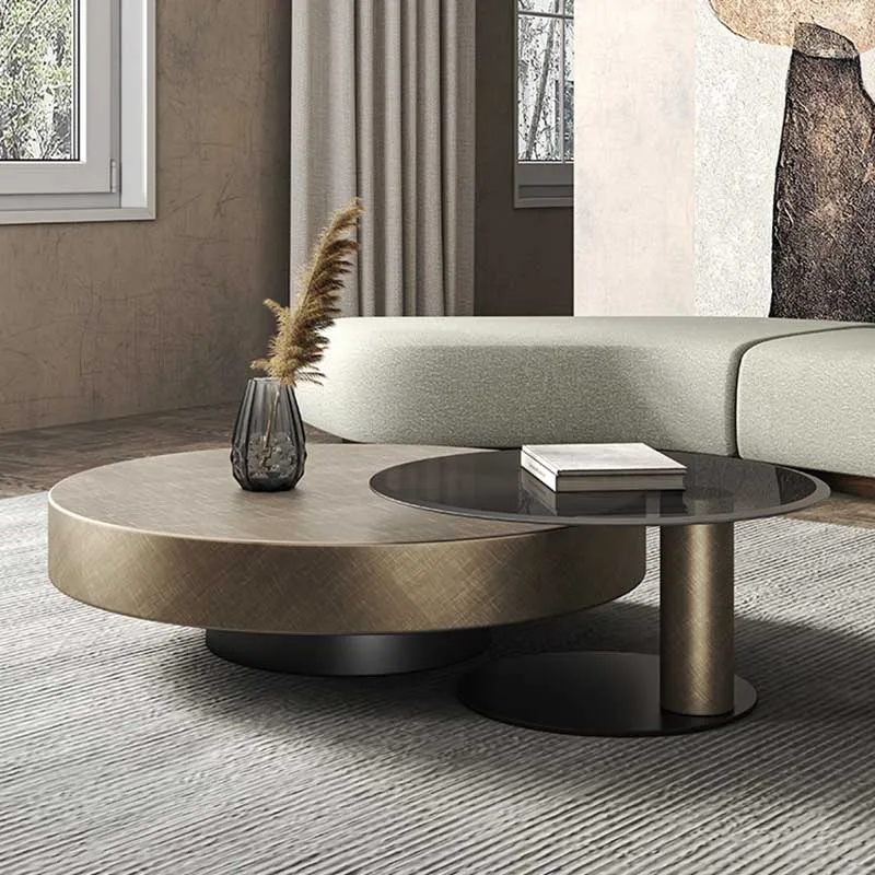 

Luxury Living Room Coffee Table Storage Nordic Organizer Mobile Coffe Table Floor Apartamento Stoliki Do Kawy Home Furniture