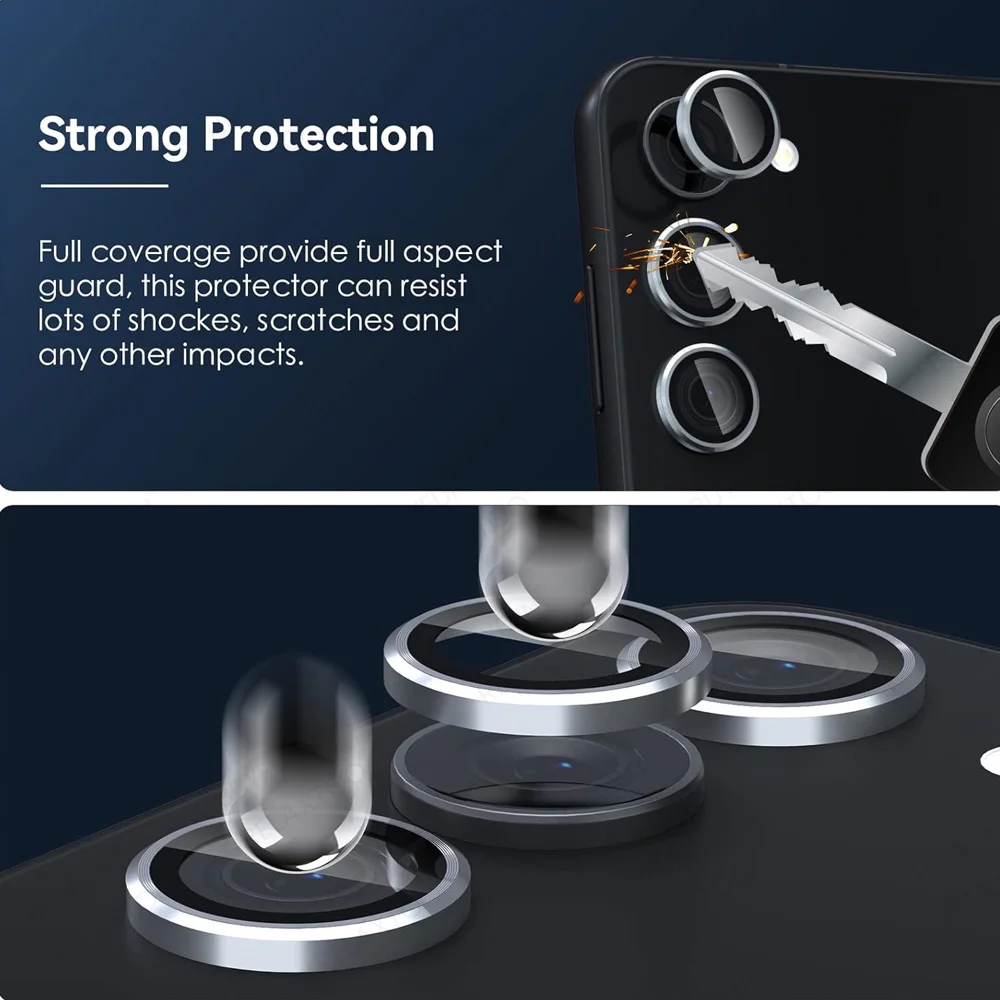 Voor Samsung Galaxy A25 A05 A05s A15 4G A35 A55 Achtercamera Schermbeschermer A13 A14 A24 A34 A54 5G Metalen Lensring Glas_voghion.com
