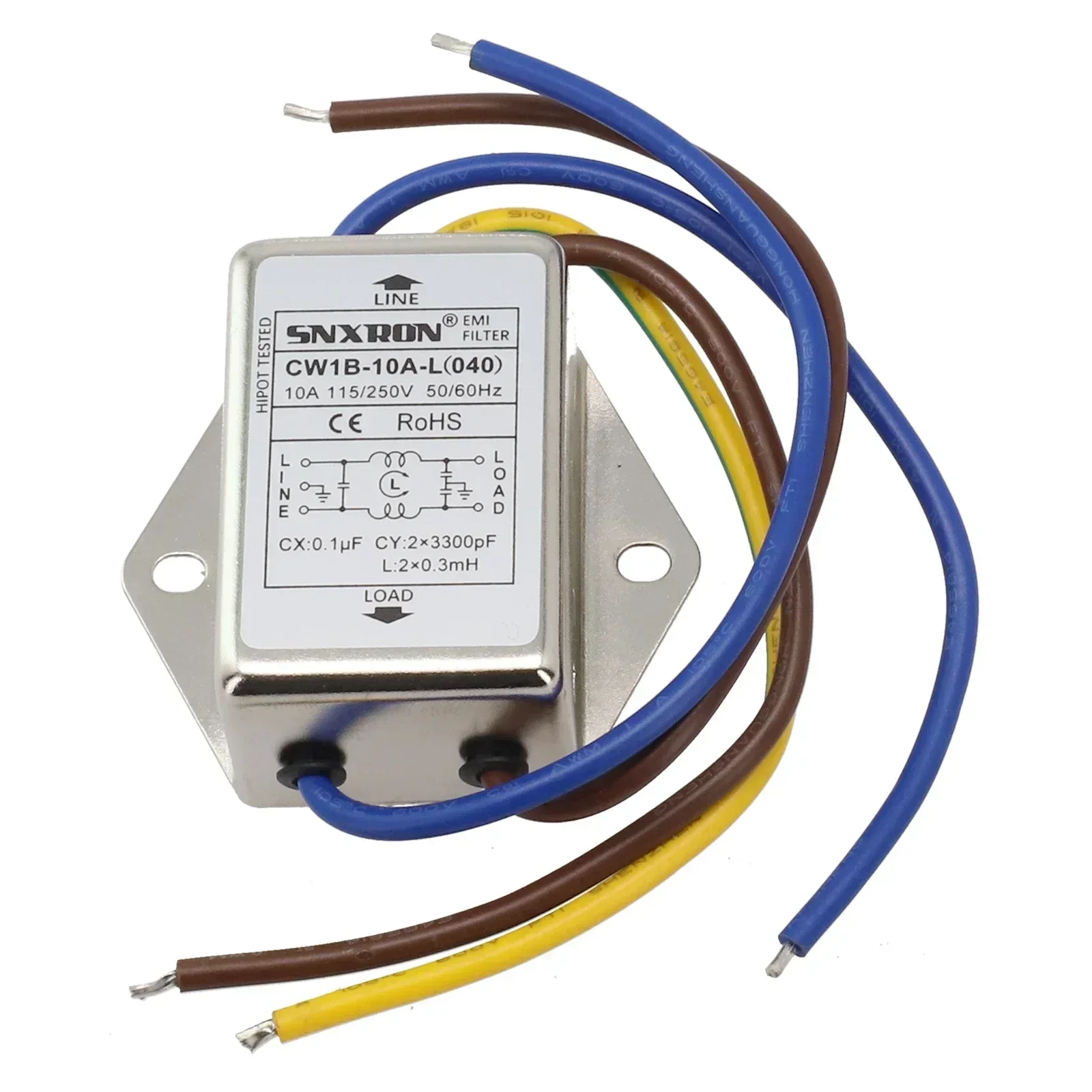 Perfect Defense Against High Interference Suppression With Power Filter EMI Line Audio Purifier CW1B L 3A/6A/10A 5