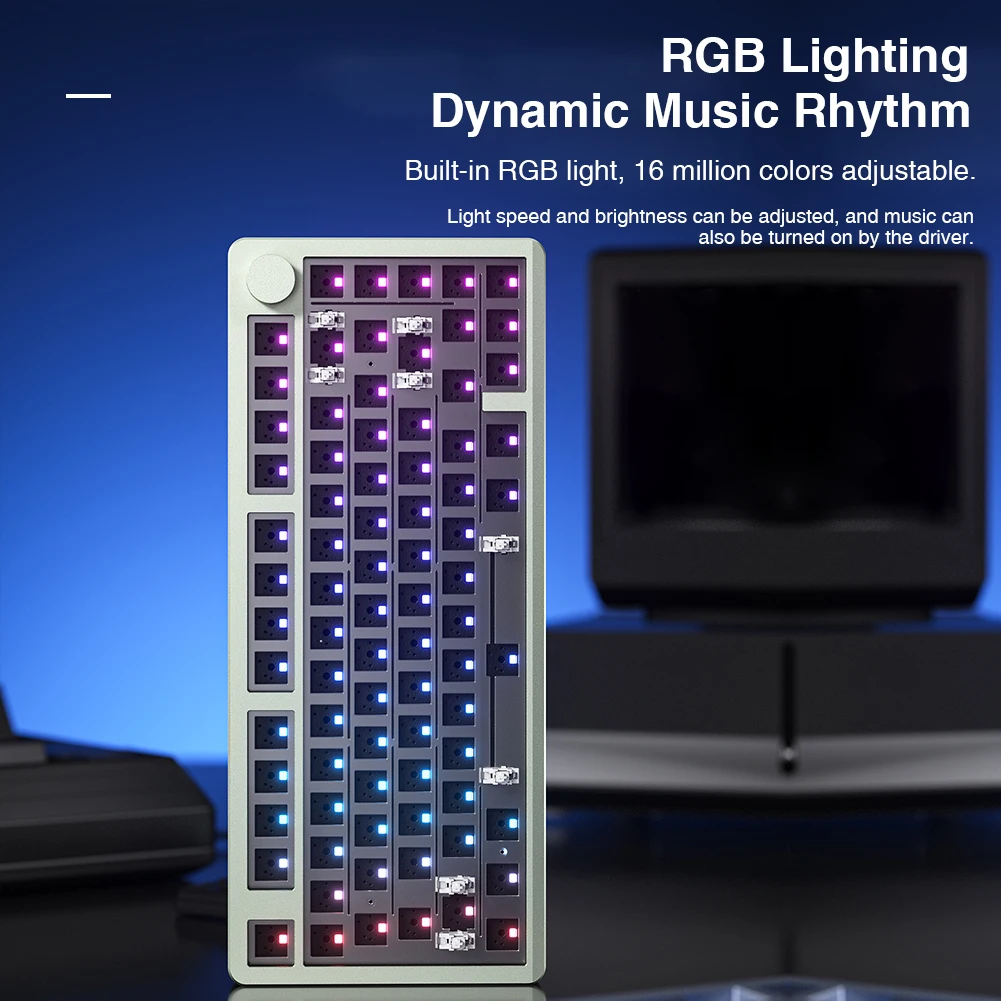 LEOBOG Hi8 75% Custom Wireless Aluminum Mechanical Gaming Keyboard