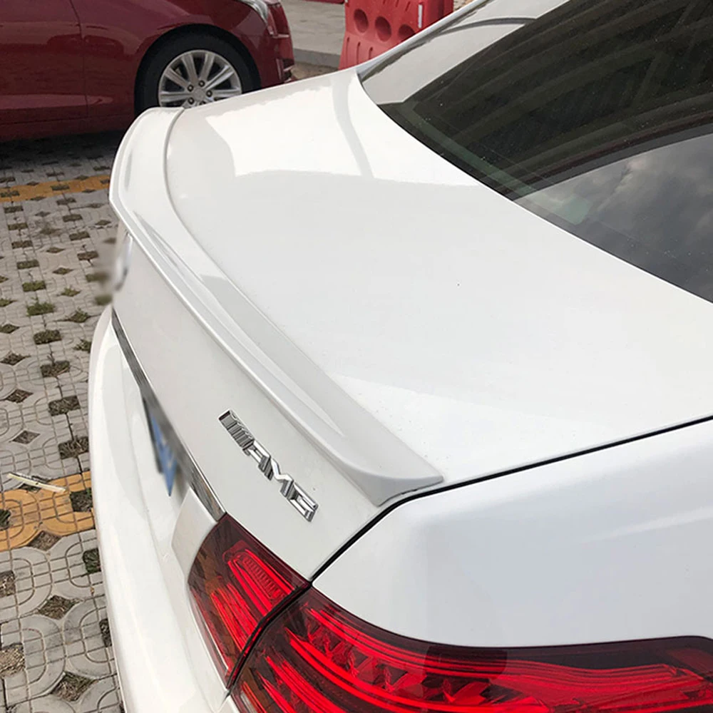 

Carbon Fiber Paint ABS Rear Trunk Lid Car Spoiler Wings For Mercedes Benz E Class W212 E180 E200 E260 E300 E320 Sedan 4 Door