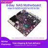 6-Bay NAS Motherboard i3-N305 N355 N100 N150 1*PCIEx4 2*Intel i226-V 2.5G Firewall 2*M.2 NVMe 6*SATA3.0 DDR5 Mini ITX Mainboard 1