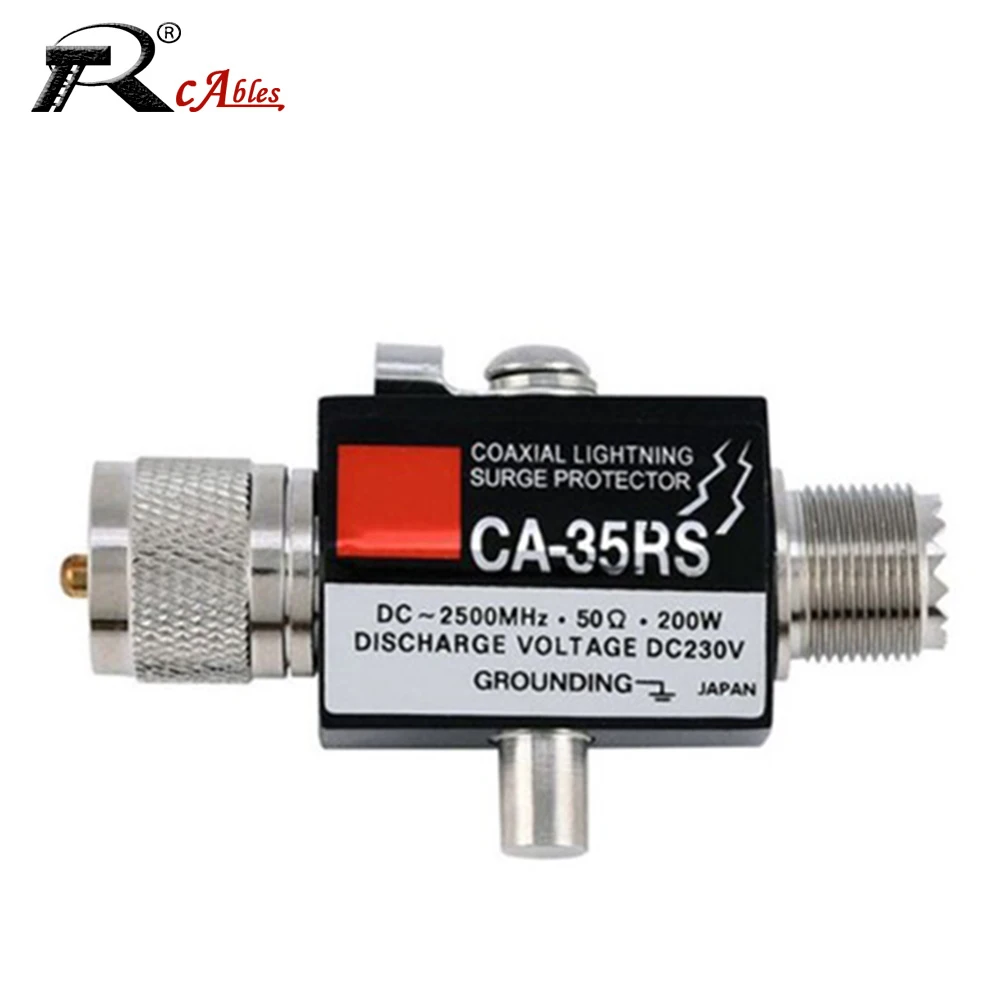 Coaxial Anti-lightning Antena Protetor Surge Repetidor de Rádio Ca35rs Pl259 Uhf Macho para So239 Ca23rp n m para n f 1pc