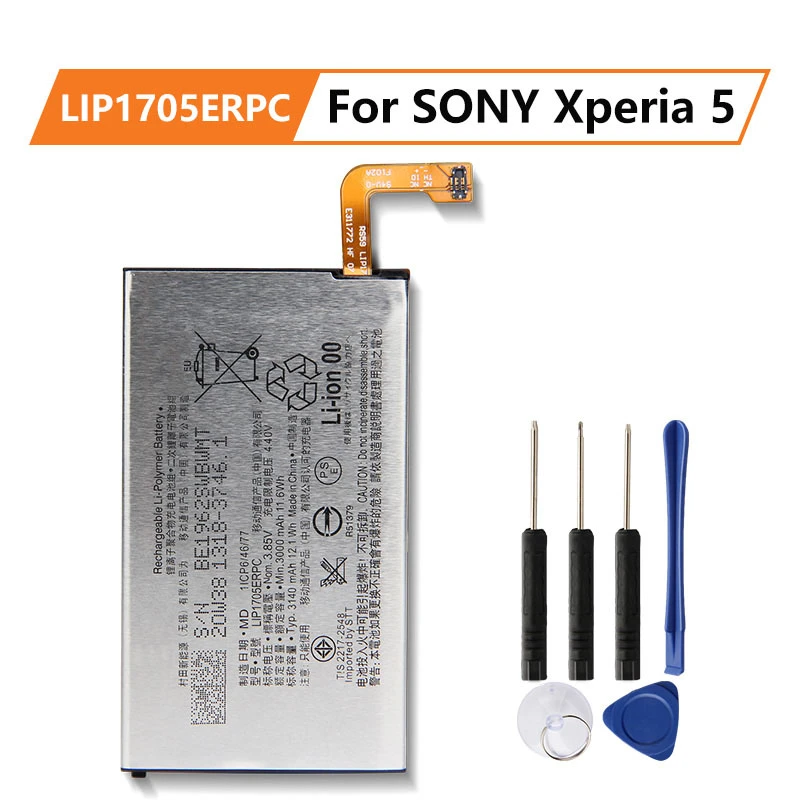 Original Sony Battery For Sony Xperia 5 Lip1705erpc 3140mah Authentic Phone Replacement Battery Mobile Phone Batteries Aliexpress