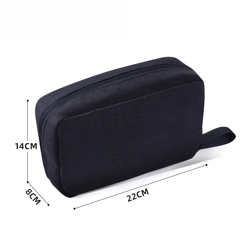 1pcs Cationic Fabric Travel Toiletry Bag with Hanging Waterproof Cosmetic Organizer for Wet/Dry Separation 6
