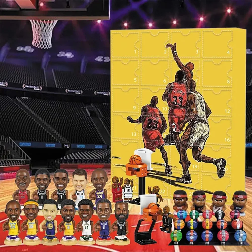 Basketball 24 Days Christmas Advent Calendars Christmas Countdown Calendar Holiday Advent Calendar Gift for Basketball Fans