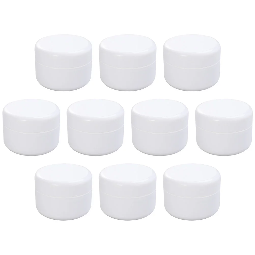 

10 Pcs Packing Box Compact Makeup Containers Cosmetics Jars Creams Lotion Storage Pp Samples Plastic