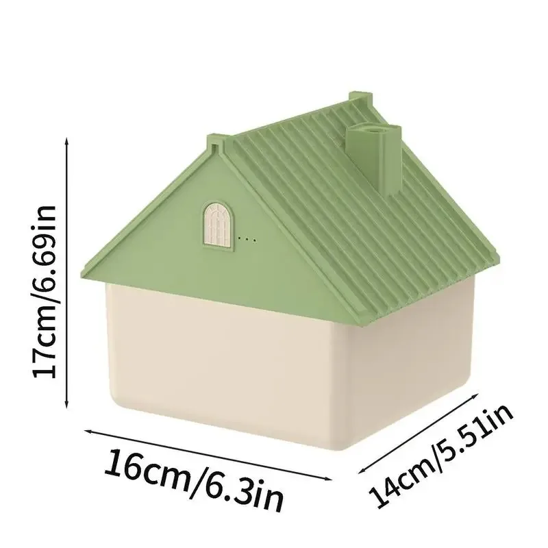 Table Top Humidifier USB Tiny Home Small Mist Diffuser With LED Nightlight And High-density Filter Element Mute Mister Bedroom