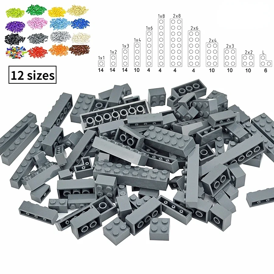 Building Blocks 104Pcs Mixed Thick 12 size Compatible Classic Baseplate Leduo Creative Toys For Children