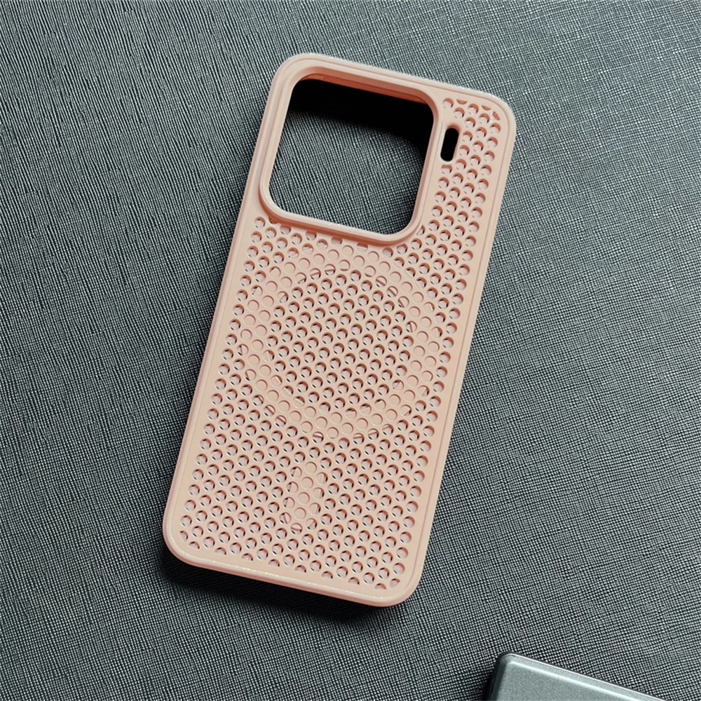 Honeycomb Breathable Magnetic Silicone Bumper Case - Hollow Solid Color Design