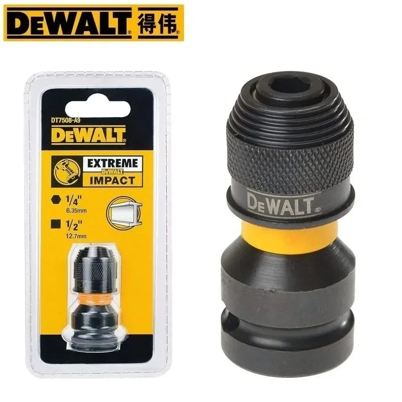 DEWALTDT7508A9ImpactWrenchAdapter12SquareTo14HexTool