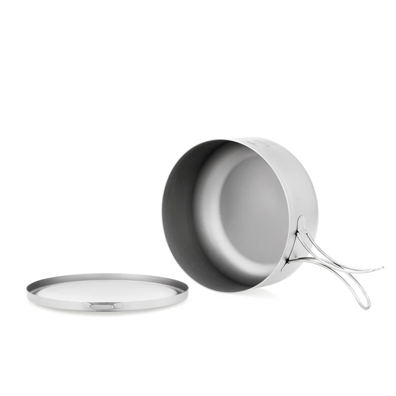 Keith Titanium Dinner Box Folding BowlsCamping Kitchen Outdoor Cooking  Lunch Box Big Capacity 800ML 1L 1.2L 5