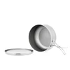 Keith Titanium Dinner Box Folding BowlsCamping Kitchen Outdoor Cooking  Lunch Box Big Capacity 800ML 1L 1.2L 5