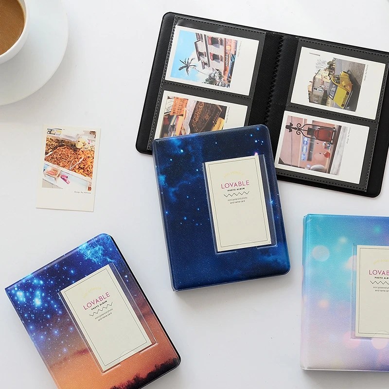 64 Pockets Starry Sky Photo Book Album 3 Inch For Fujifilm Instax Mini 12 Evo SE 90 40 99 Link 2/3 7+ 11 Instax Mini Film Album photo film album