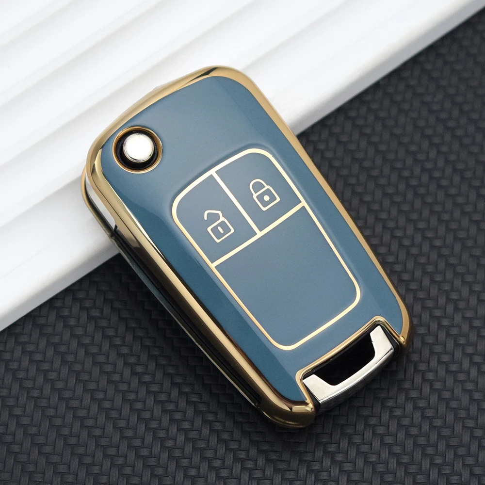 Premium TPU Car Smart Key Shell Cover Fob Holder
