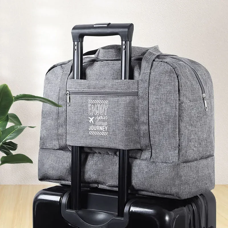 

Cubes Weekend Women Duffle Foldable Organizer Men Storage High Handbag Waterproof Quality New Packing Oxford Bags Luggage Travel