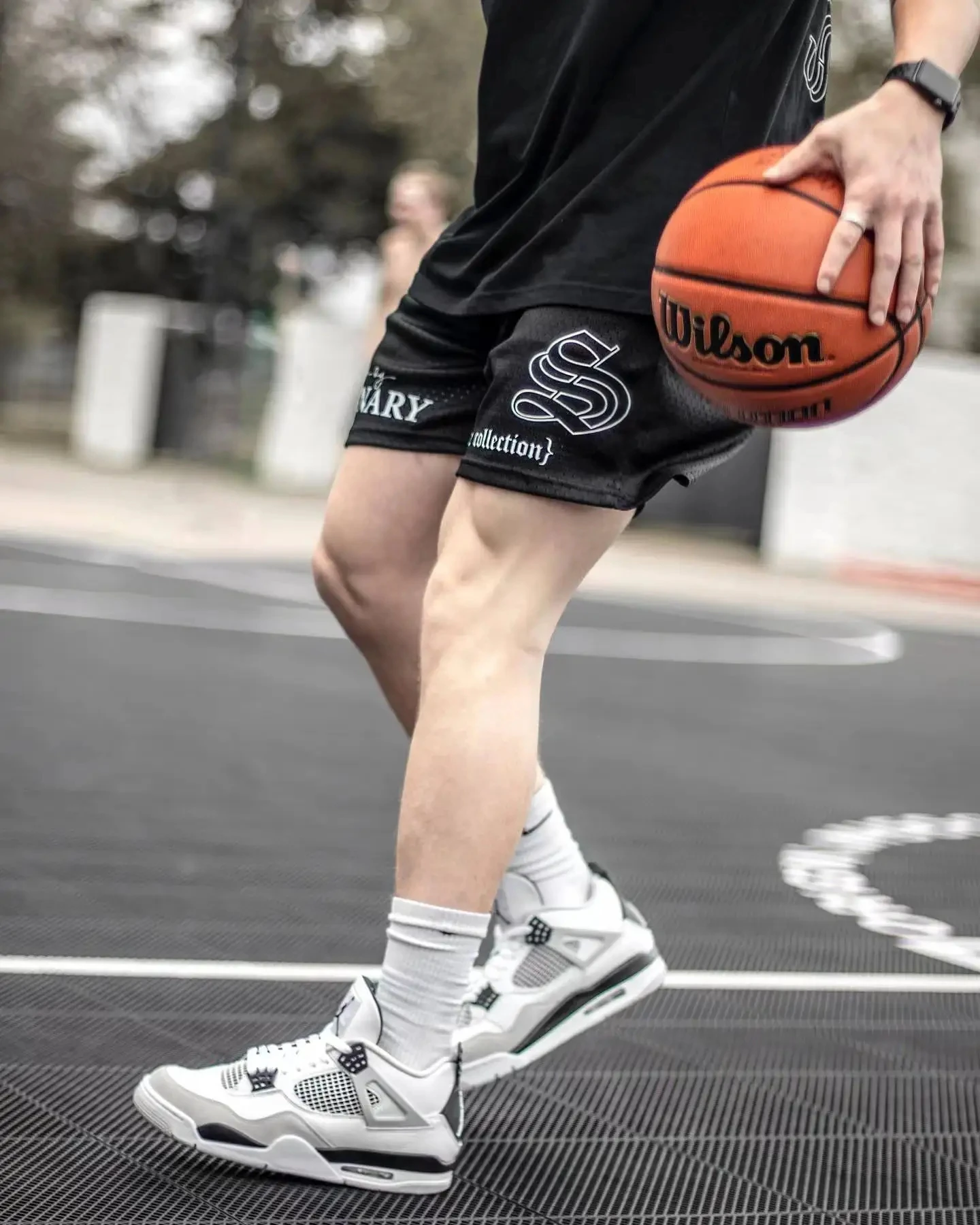 American Style Fashion Trend Men's Clothing Sports Fitness Men's Shorts Quick Drying Breathable Mesh Basketball Training Shorts 5