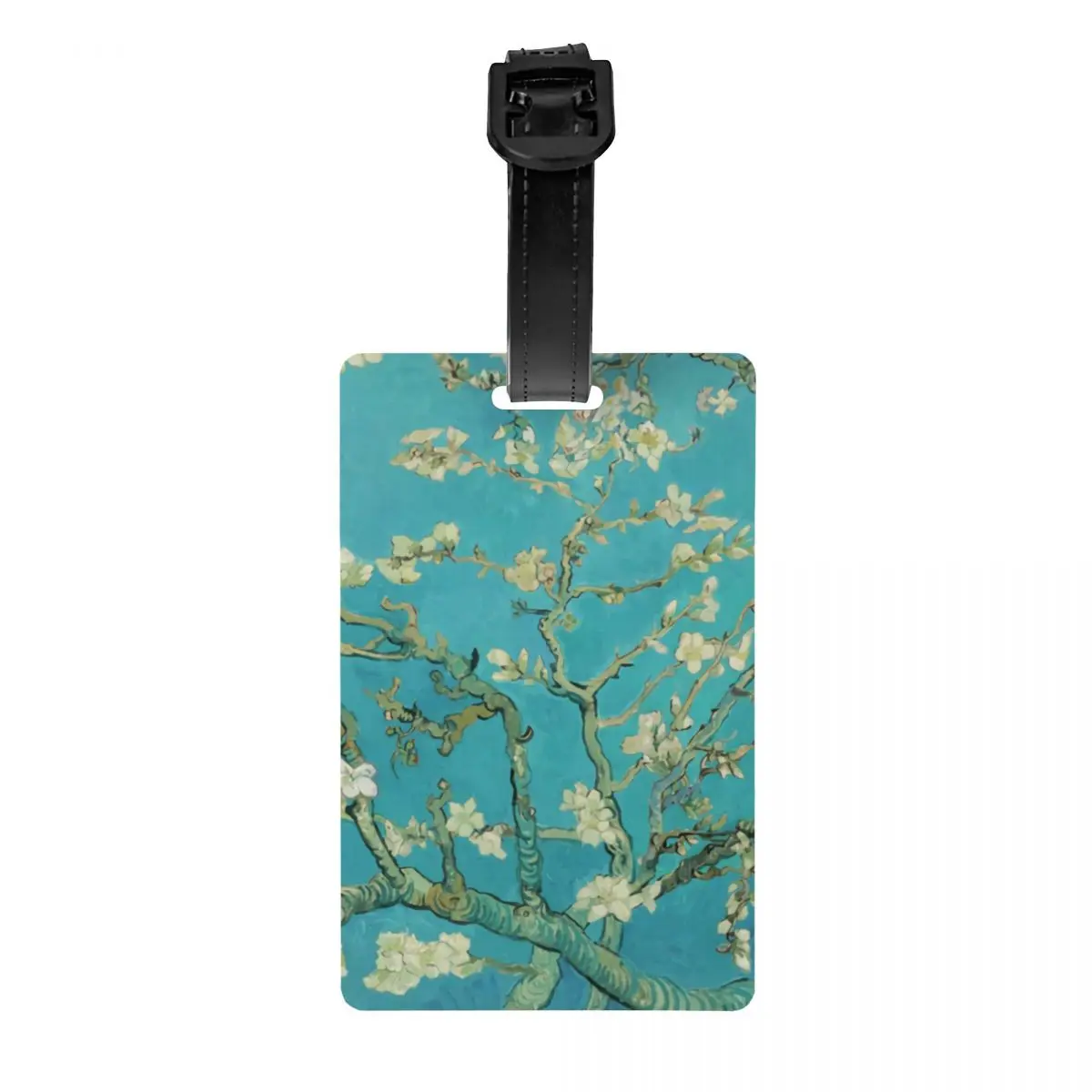 

Almond Blossoms Vincent Van Gogh Luggage Tag Privacy Protection Art Flowers Painting Baggage Tags Travel Bag Labels Suitcase