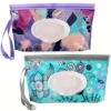 2pcs/set Wipes Containers Reusable Portable Wet Wipe Pouch Wipe Dispenser Container Travel Wet Wipe Holder Thanksgiving Day Gift 1